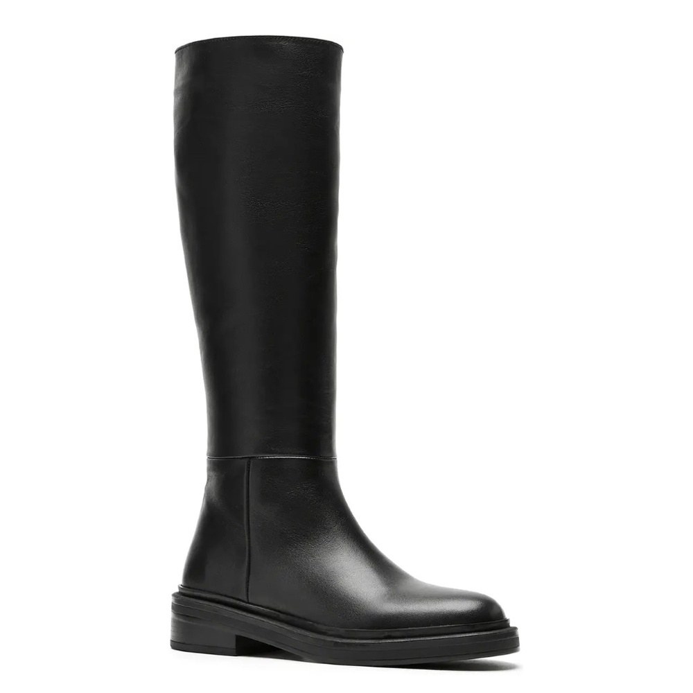 La CANADIENNE Black Leather Over-the-Knee Riding Boots